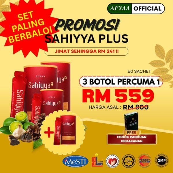 set 4 Set 4 Botol Sahiyya Plus